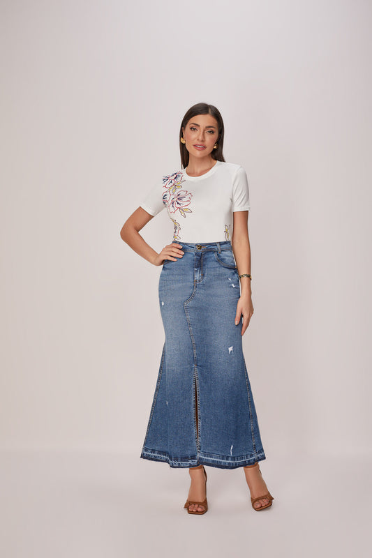 Saia New Shape Jeans