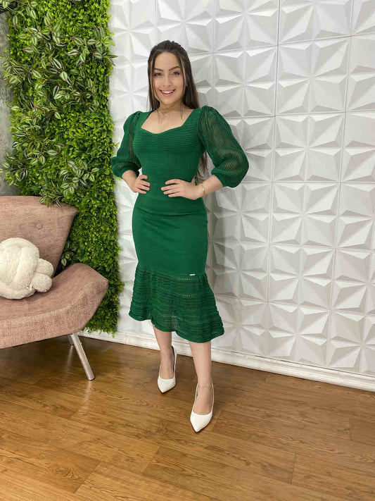 Vestido Ana Júlia Sino em Tricô Modal