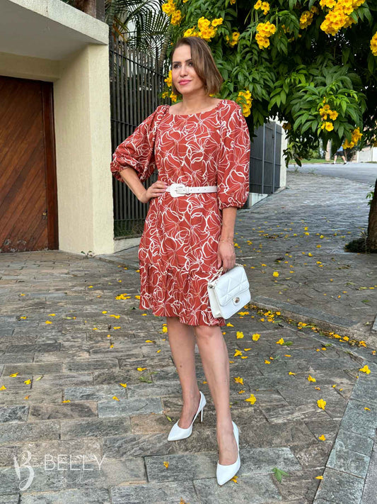 Vestido Carmem Estampado