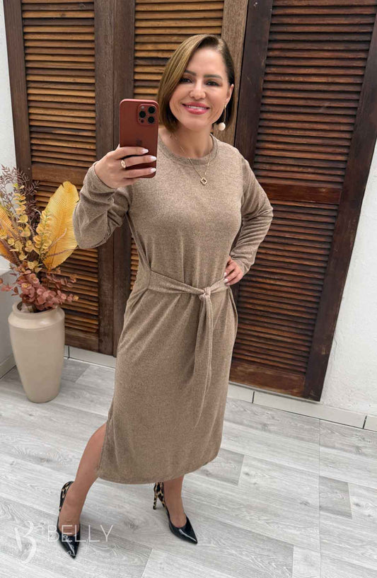 Vestido Ester Manga Longa