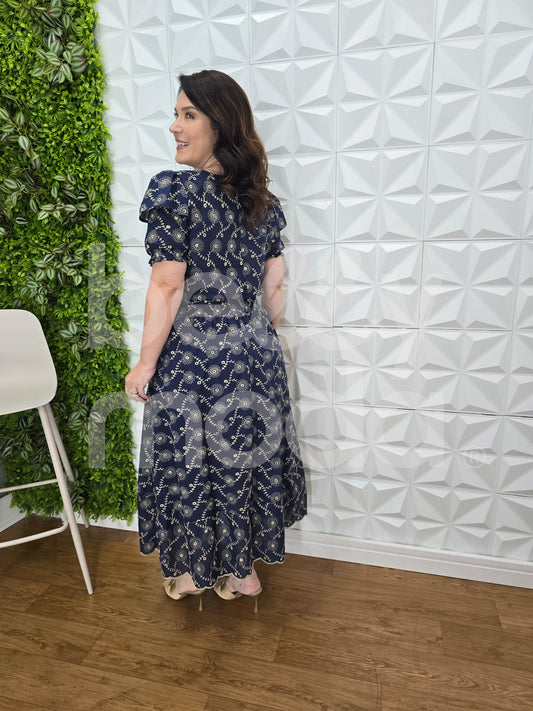 Conjunto Giovanna Laise Crochê em Algodão Casual Elegante