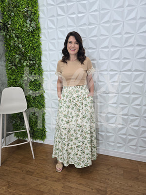 Saia Drika com Bolso Max Midi