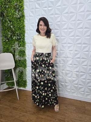 Saia Drika com Bolso Max Midi