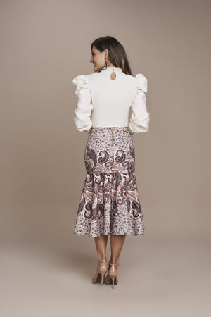 Saia Sarja Sino Estampada