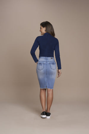 Saia Tradicional Jeans