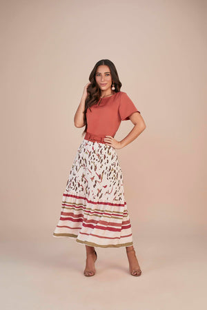 Blusa Plano Laranja Queimado