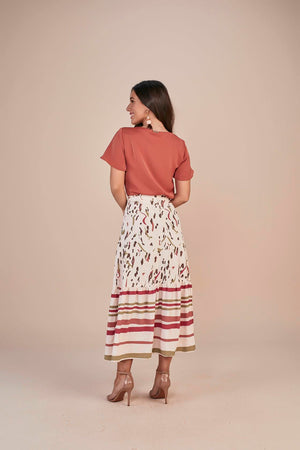 Blusa Plano Laranja Queimado