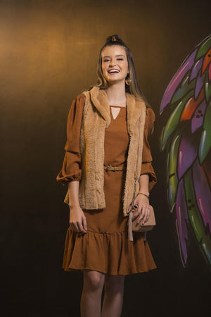 Colete Pelo Dupla Face