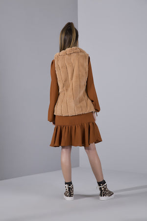 Colete Pelo Dupla Face