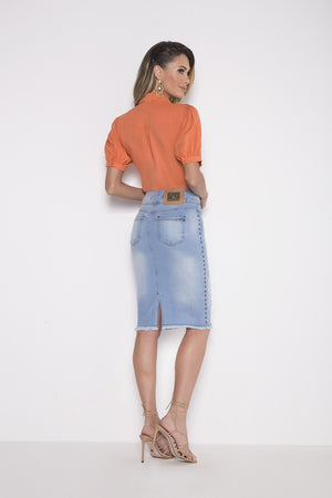 Saia Tradicional Jeans