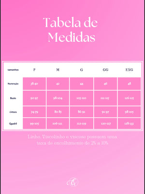 Chemise Ester Bordada em Crepe Damasco Elegante e Sofisticada