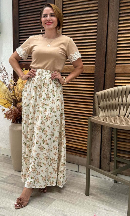 Saia Drika com Bolso Max Midi