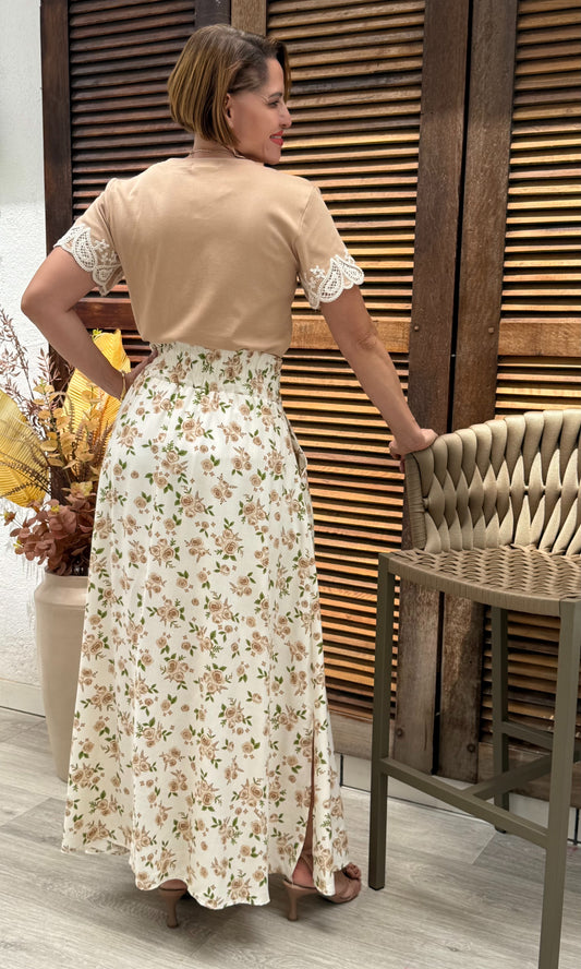 Saia Drika com Bolso Max Midi