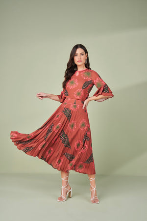 Blusa Crepe Estampada