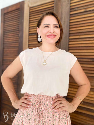 Blusa Croped Manga Muscle