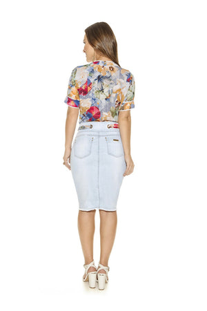 Blusa Estampada Leve