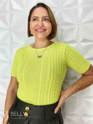 Blusa Lidiane em Tricô Modal