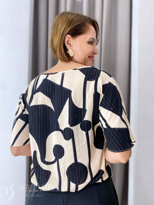 Blusa Manga Ampla 3/4