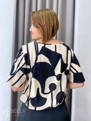 Blusa Manga Ampla 3/4