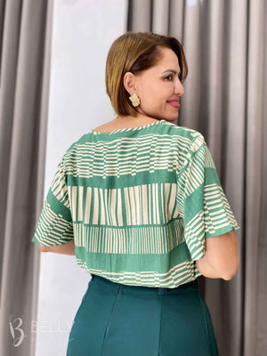 Blusa Manga Ampla 3/4