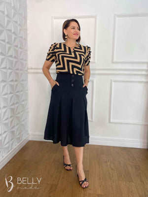 Blusa Manga Drapeada