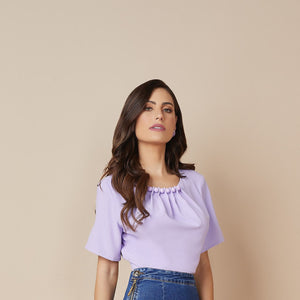 Blusa Plano Lilas