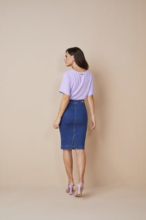 Blusa Plano Lilas
