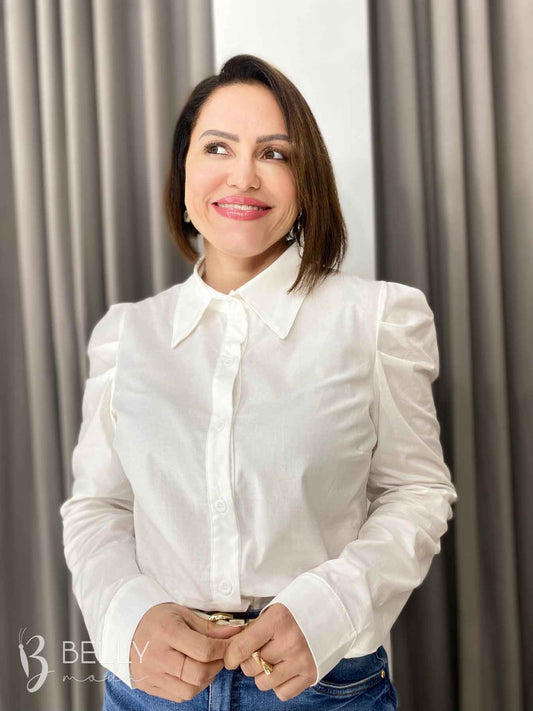Camisa Samia Manga Longa