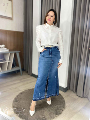 Camisa Samia Manga Longa