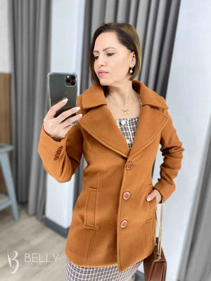 Casaco Sobretudo Collor Curto