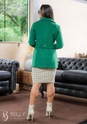 Casaco Sobretudo Collor Curto