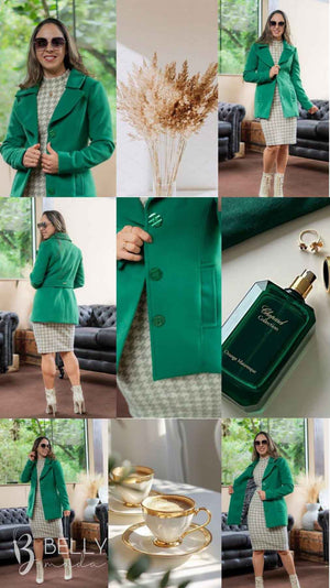 Casaco Sobretudo Collor Curto