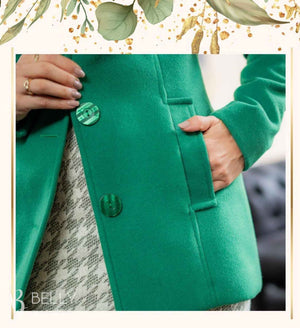 Casaco Sobretudo Collor Curto