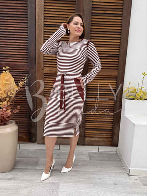 Conjunto Jane Midi Listrado