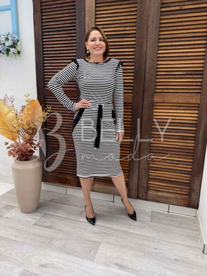 Conjunto Jane Midi Listrado