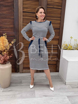 Conjunto Jane Midi Listrado