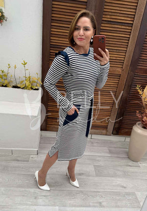 Conjunto Jane Midi Listrado