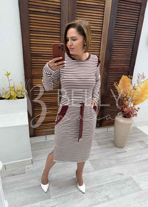 Conjunto Jane Midi Listrado