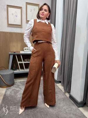 Conjunto Megan Calça e Colete