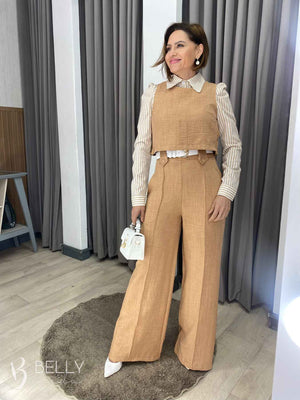 Conjunto Megan Calça e Colete