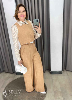 Conjunto Megan Calça e Colete