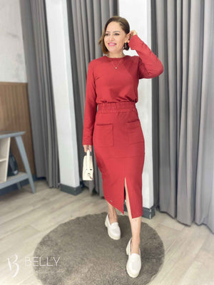 Conjunto Rita Max Midi Moletinho