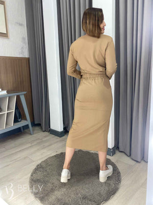 Conjunto Rita Max Midi Moletinho