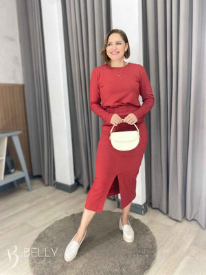 Conjunto Rita Max Midi Moletinho