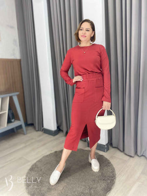 Conjunto Rita Max Midi Moletinho