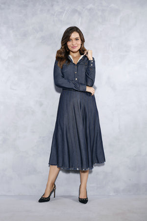 Jaqueta Camisa Jeans Forrada