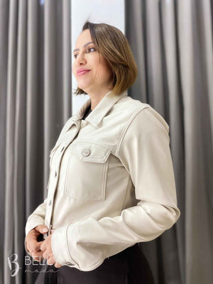 Jaqueta Couro Pu Ecológico