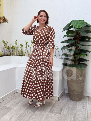 Vestido Midi Renata Liso em Malha Assimétrica Casual Elegante