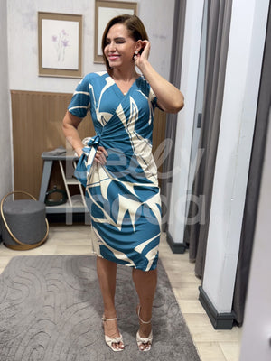 Vestido Midi Jade em Malha Saint Tropez Casual Elegante