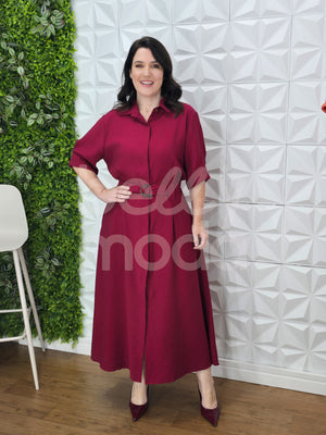 Vestido Samia Marrante Longo Elegante